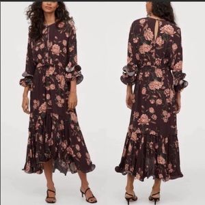 H&M “like NEW” Johanna Ortiz Floral Casual Maxi Dress